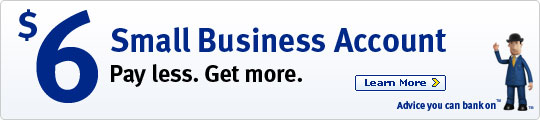 6$ Small Business Account. Pay less. Get more.